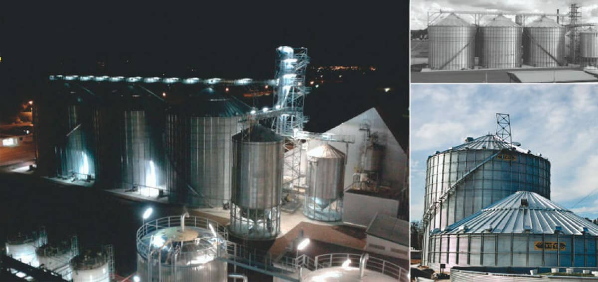 Montaje de Silos Planta ALUR