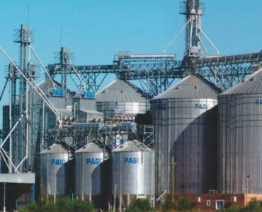 Montaje de Silos Planta ISUSA Nueva Palmira