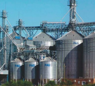 Montaje de Silos Planta ISUSA Nueva Palmira