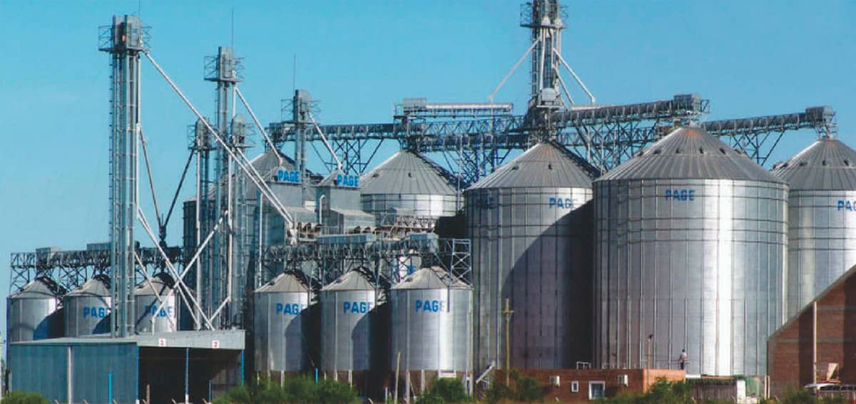 Montaje de Silos Planta ISUSA Nueva Palmira