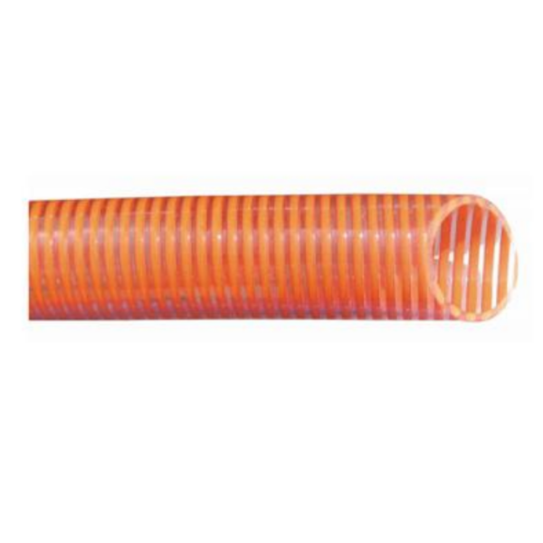 Manguera de PVC para succión y descarga de agua -Succión Naranja-