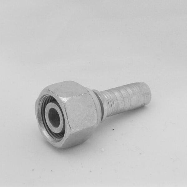 Terminal Recto HG (UNF, asiento 37°) x Espiga para manguera hidráulica