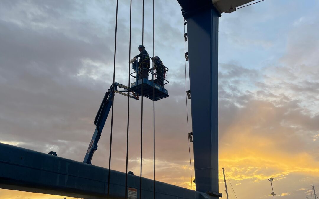 Overhaul en puerto de Piriapolis