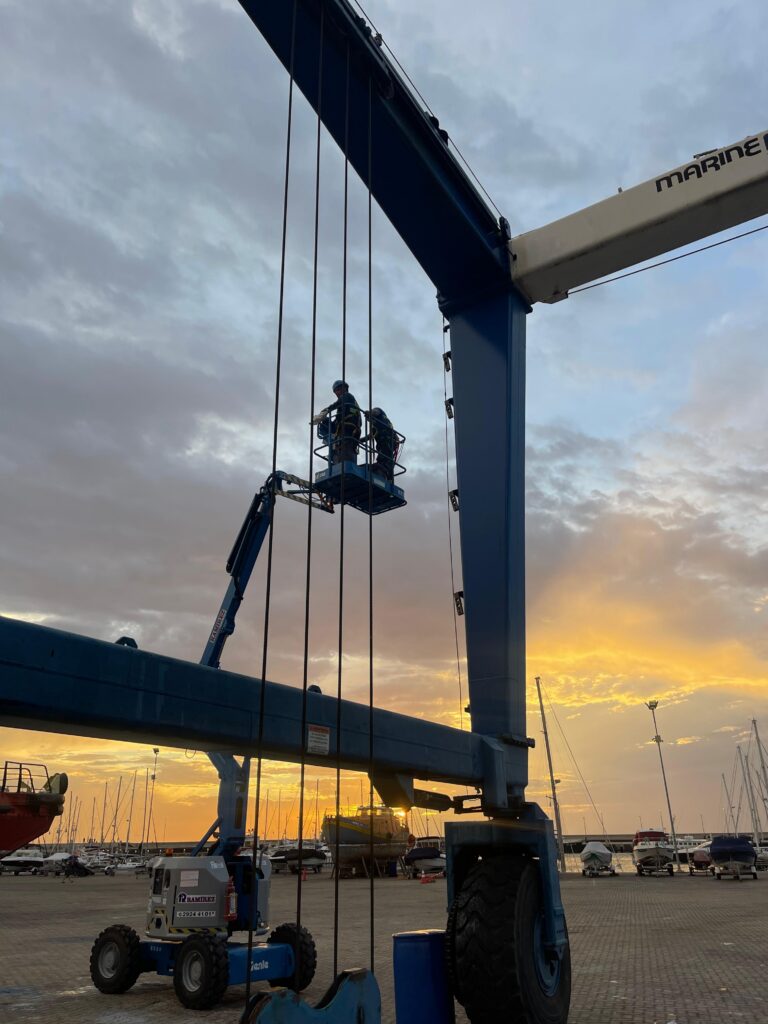 Overhaul en puerto de Piriapolis